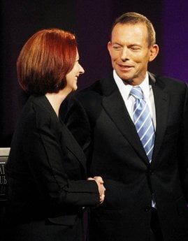 PM Gillard & Tony Abbott