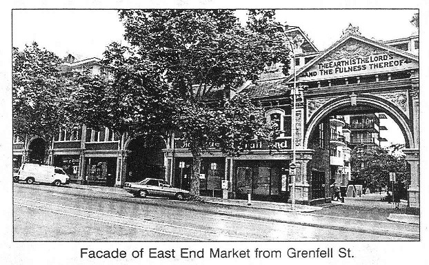 East End Market Facade Adelaide